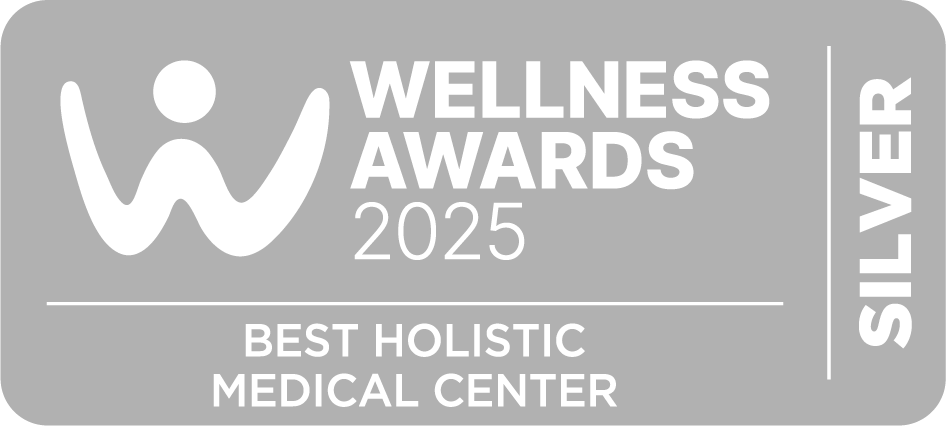 Wellness Awards Stickers 25 silver Best Holistic Medical Center